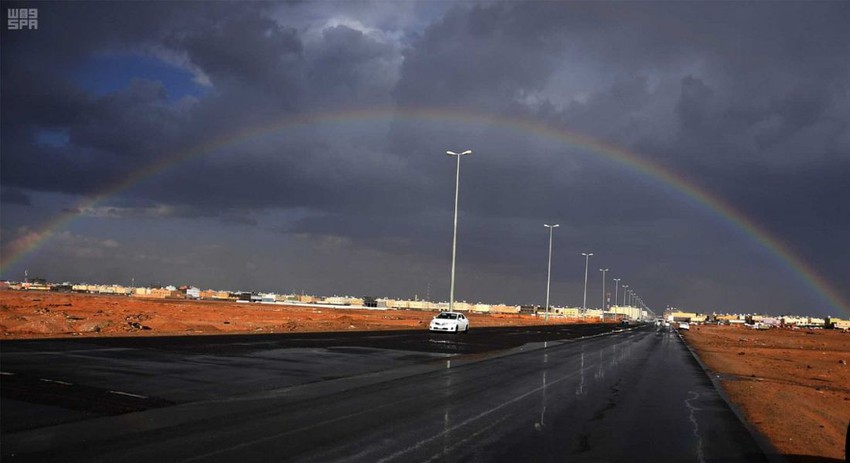 السعودية | تقلبات جوية وامطار رعدية في تبوك والجوف والحدود الشمالية وحائل الإثنين والثلاثاء